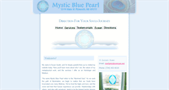 Desktop Screenshot of mysticbluepearl.com